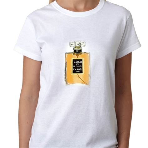 chanel perfume t shirt|chanel t shirt price.